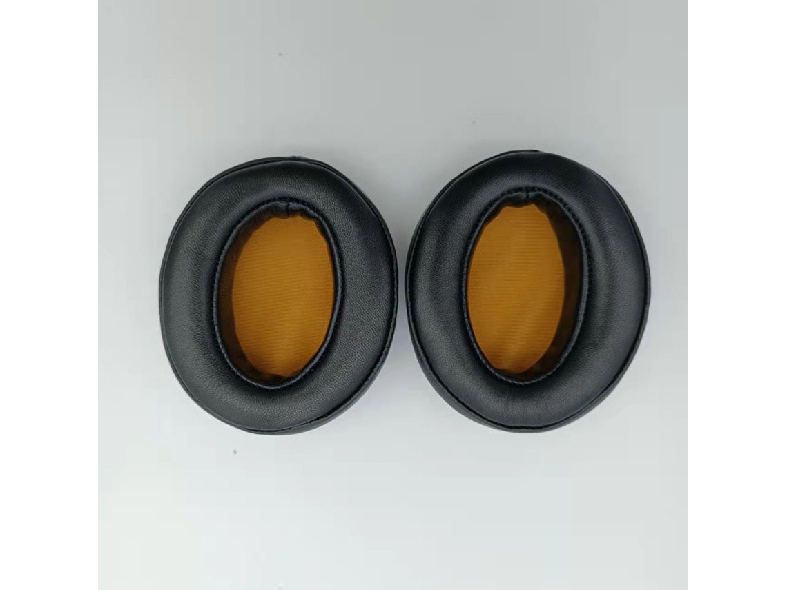 Almofada para Auscultadores Sennheiser Momentum 2.0 de Orelhas de Espuma Macia Pele de Carneiro Preto XIAOMOYU