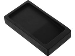 Pedra de Tinta Amosfun 12,7 Cm , Preta, com Design Simples, Cor Natural, Bandeja para Água, Não B (5 Polegadas)