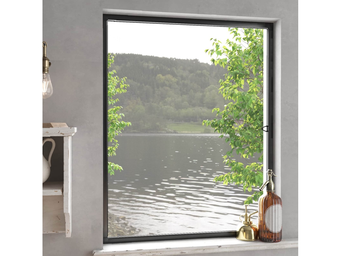 Vidaxl Tela Contra Insetos Para Janelas Antracito 120 X 140 Cm