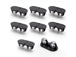Conjunto De 8 Rodinhas Pequenas Para Móveis, Mini Rodinhas De Plástico, Rodinhas Pequenas Aquaforge