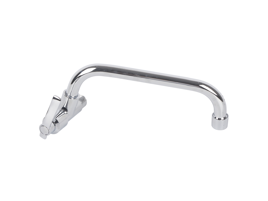 Torneira De Cozinha, Água Fria De Parede Com Monocomando Para Bancada De Cozinha