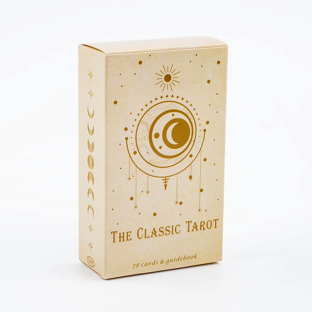 um Jogo Clássico de Tarot para Iniciantes, Contendo 78 Cartas Oráculo , com um Guia e Belas Ilustrações. MDUG (10,4 X 6,1 Cm)