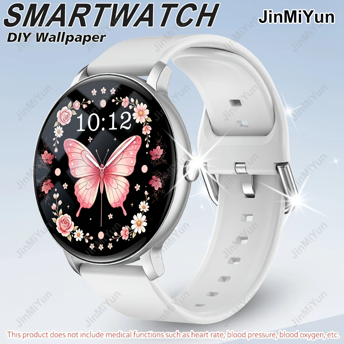 (prateado) Smartwatch De Alta Definição Com Chamadas Sem Fio