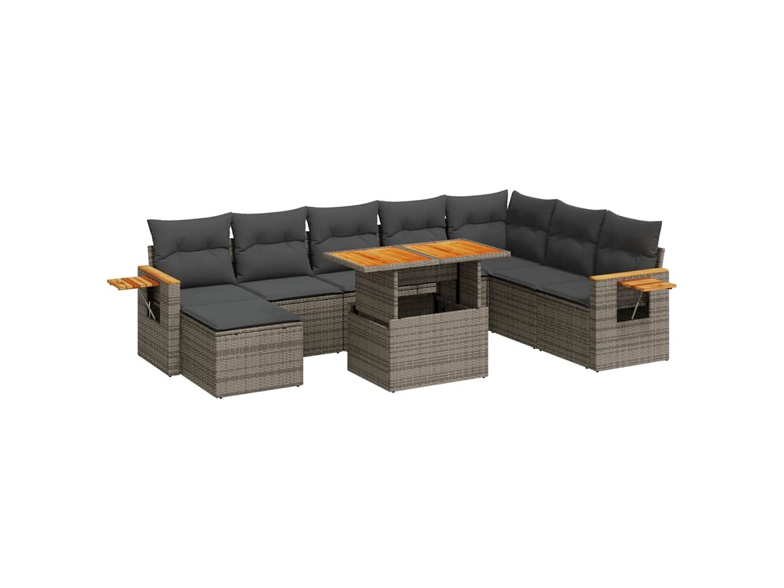 Garden Sofa Set, Garden Sofa Sets Vidaxl Cinzeto Rattan / Vime (n/a)