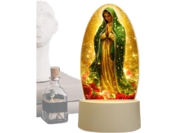 Luminária de mesa LED, iluminação decorativa religiosa para oração fora da mesa.