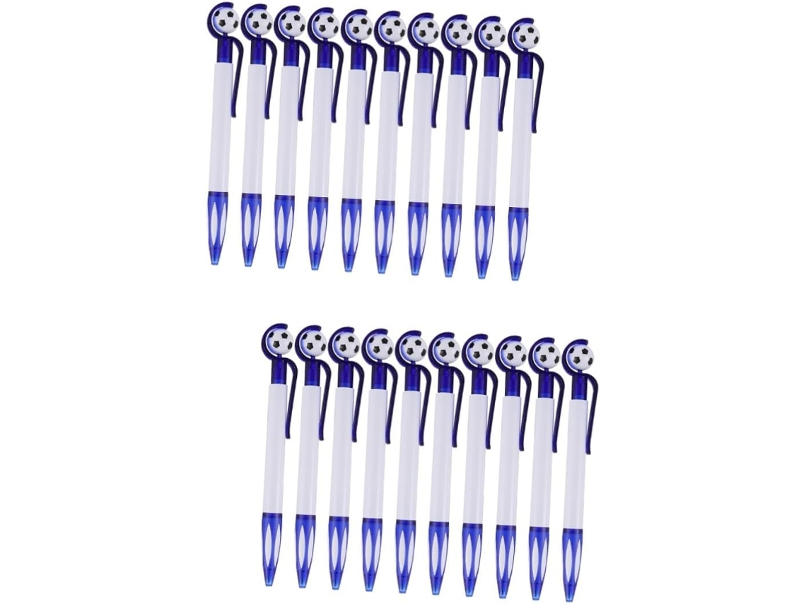 Conjunto De 20 Canetas Esferográficas Nuobesty Com Tema Futebol,