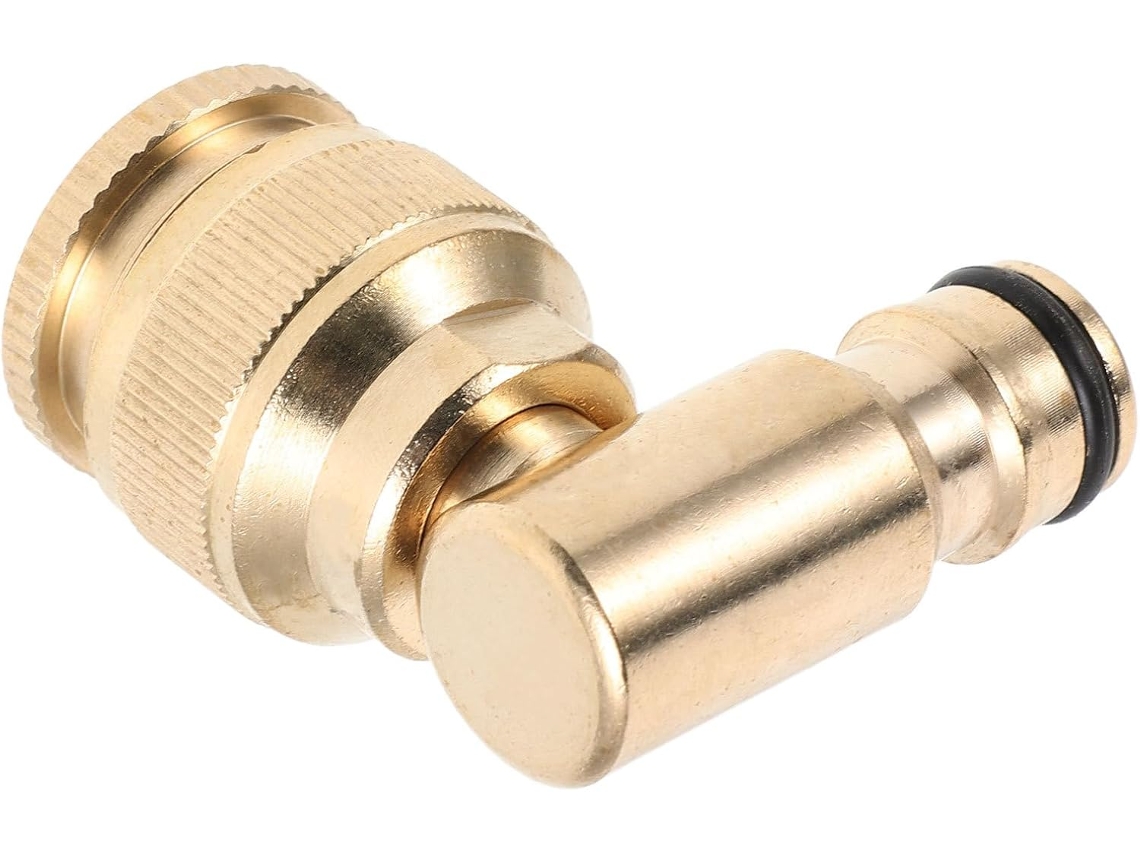 Conector Rápido De Cobre 2 Peças Para Torneira Jardim E Mangueira Com