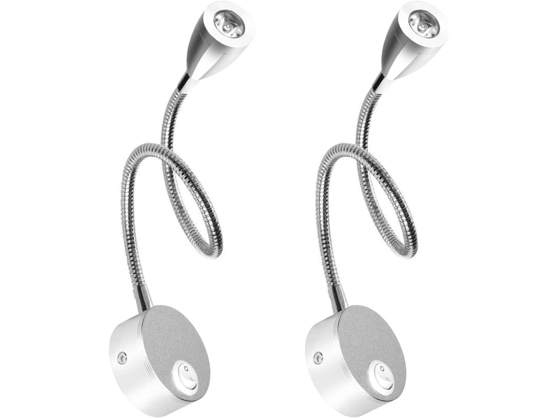 Luminária De Parede Luxuosa De Alumínio, Braço Flexível Para Abajur De Cabeceira, Design Antirreflexo Profundo Que Garante Leitura Confortável, Design