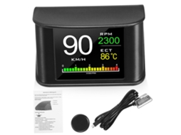 Velocímetro Digital Portátil Para Carro Com Tela Lcd, Gps E Navegação Fácil.