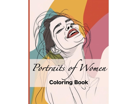Livro Portraits of Women Coloring Book de CS Colors (Inglês)