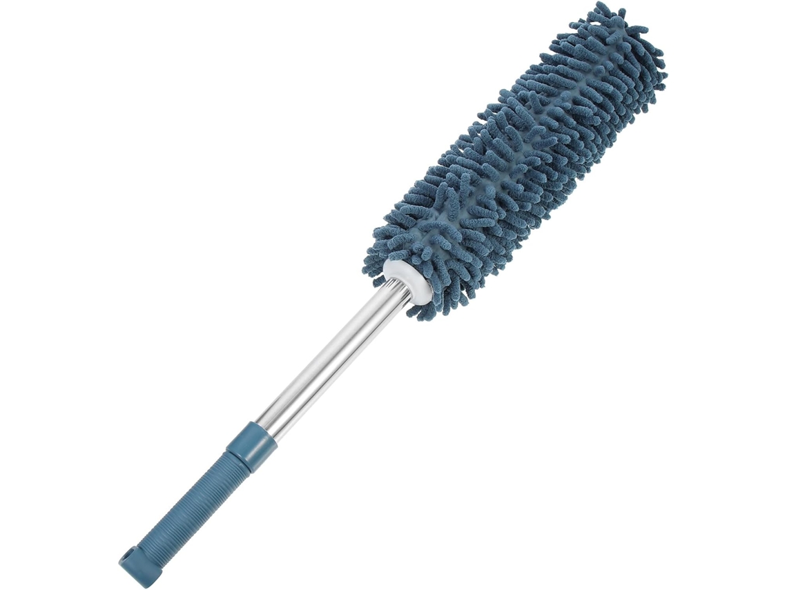Espanador Extensível S/MARCA em Material Sintético Azul para Limpeza de Pó
