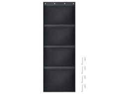 Organizador Brinquedos Pelúcia Serve Armazenar RNEMITERY Preto (33x24x4cm)