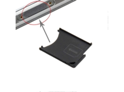Bandeja De Cartão Para Sony Xperia Z / L36h (preta)