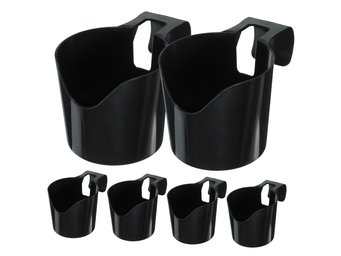 Suporte Para Copos De Piscina, 6 Peças, Plástico, Design Anti Derramamento, Adequado Para Piscinas De Alvenaria, Ideal