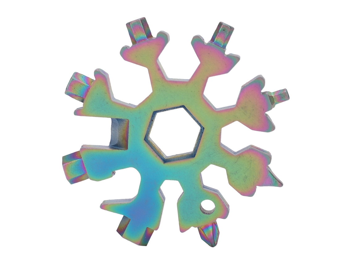 Chave De Chave De Neve Multifuncional Em Aço De Alta Carbono 18 Em 1 Portátil Chave Hexagonal