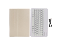 Capa Com Teclado Bluetooth Iluminado, Desmontável E Bateria Integrada Para Samsung Galaxy 10,4 Polegadas (2020).