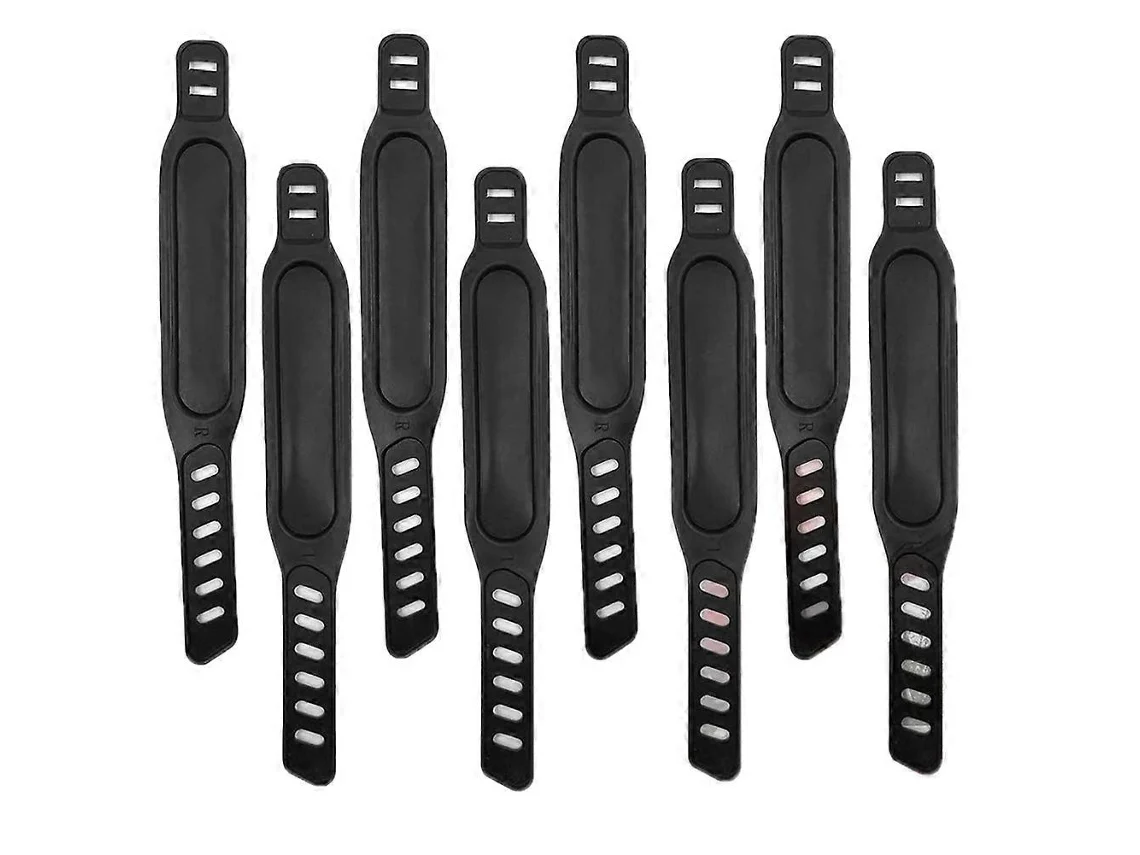 8pcs Cintas Pedal Bicicleta Exercício Ajustáveis Casa Spinning