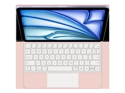 Capa de Teclado Bluetooth Omni para iPad Air 13" 2024, com teclado Magic Keyboard, rosa | XIAOMOYU