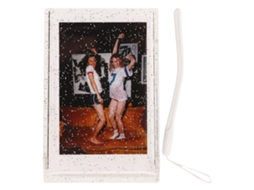Photo Storage Box For 3 Inch Instant Camera Photo Pc Mini Photo Holder Case With Hand Rope For Pictures Cards Transparent Glitter LAXISCREED