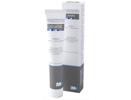 Creme Regenerador Zinalfat Com Ação Calmante, 50 Ml. Jelfa