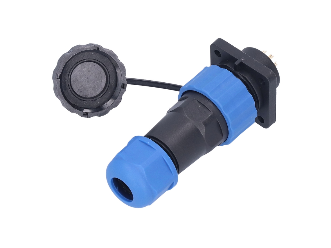 Conector De Energia À Prova De Água Laxiscreed Para Aviação, Resistente Ao Clima Extremo E Design Quadrado