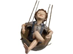 Inoomp Pingente Decorativo de Resina Sintética para Jardim, com Corda, para Varandas e Terraços de Meninos CHABERLU