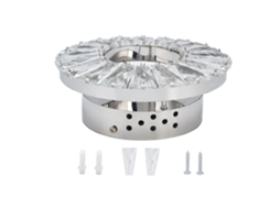 Lâmpada de Parede de Cristal Led 2000lm com Sensor | S/MARCA