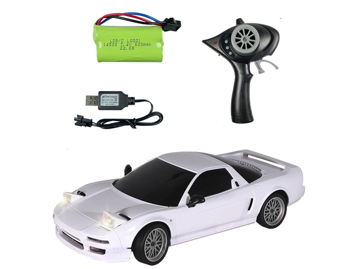 uma Baterialdrc A02w Rtr 1/18 2.4g Rwd Rc Car Nsx Racing Drift Flip Led Light On road Full Proportional Vehicles Models Toys Standard Version MDUG