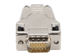 Laxiscreed Conector Serial D-sub 15p Macho Flame-retardante Para Interligação Eletrônica