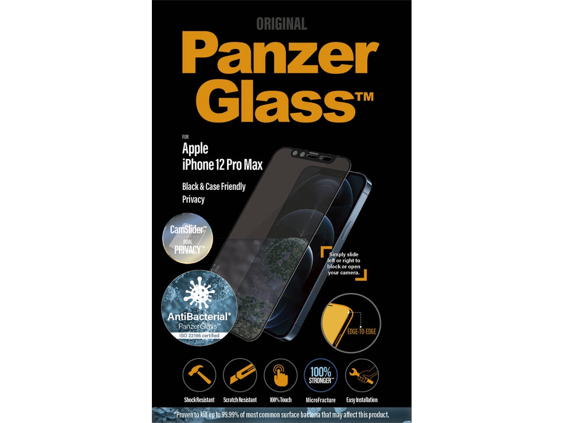 Pelicula de Vidro PANZER GLASS iPhone 12 Pro Max