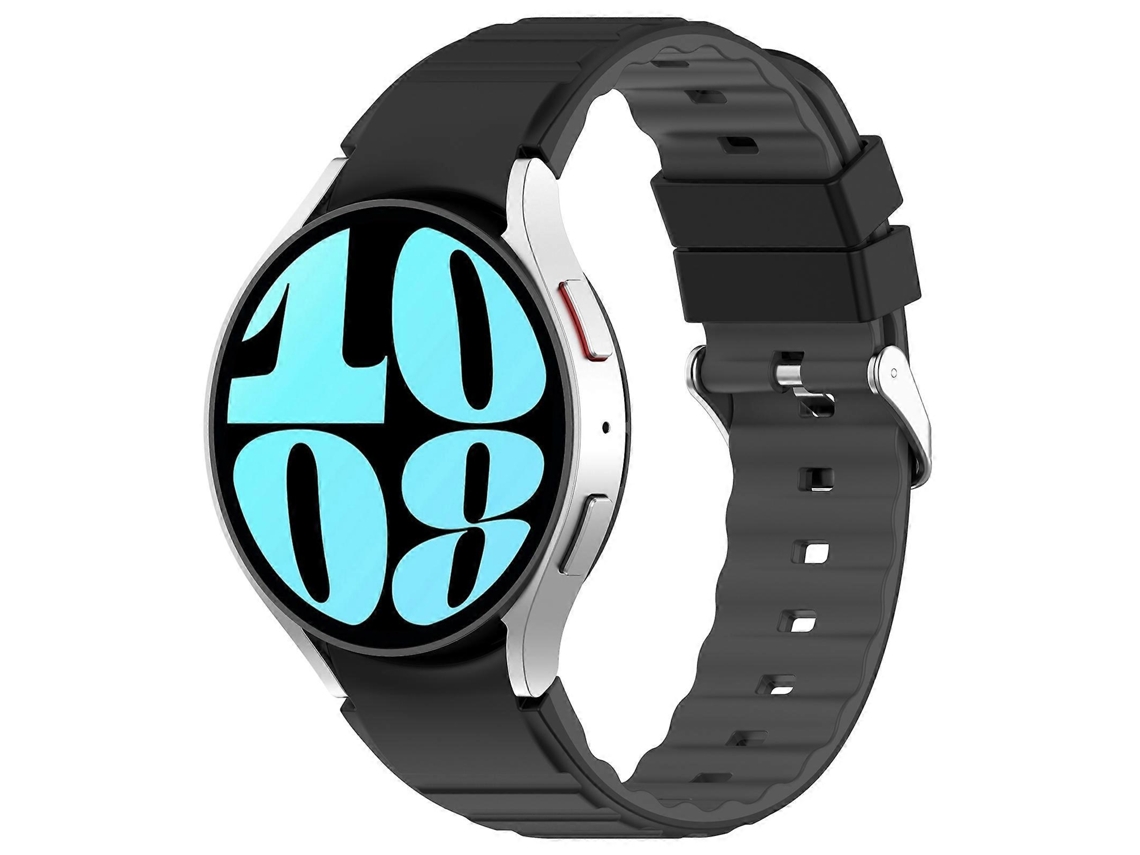 Pulseira De Silicone Horizontal Bicolor