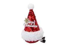 Laxiscreed Elástico De Natal Para Cabelo Com Pendente De Letra E Glitter, Acessório Festivo Para Mulheres