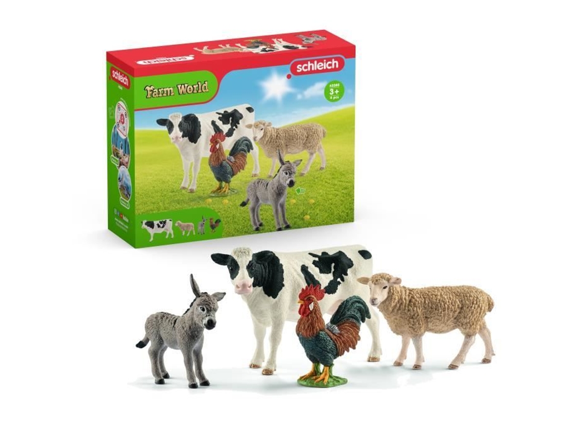 - Kit básico Farm World - Brinquedo para crianças de 3 anos - Schleich 42385 Farm World