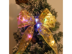 Luzes de Fita Natal 5m 50led Dourado Reutilizável Brilhante