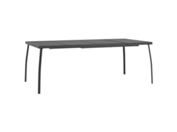Garden Table, Garden Tables Vidaxl Antracite Aço (200 X 100 X 72 Cm)