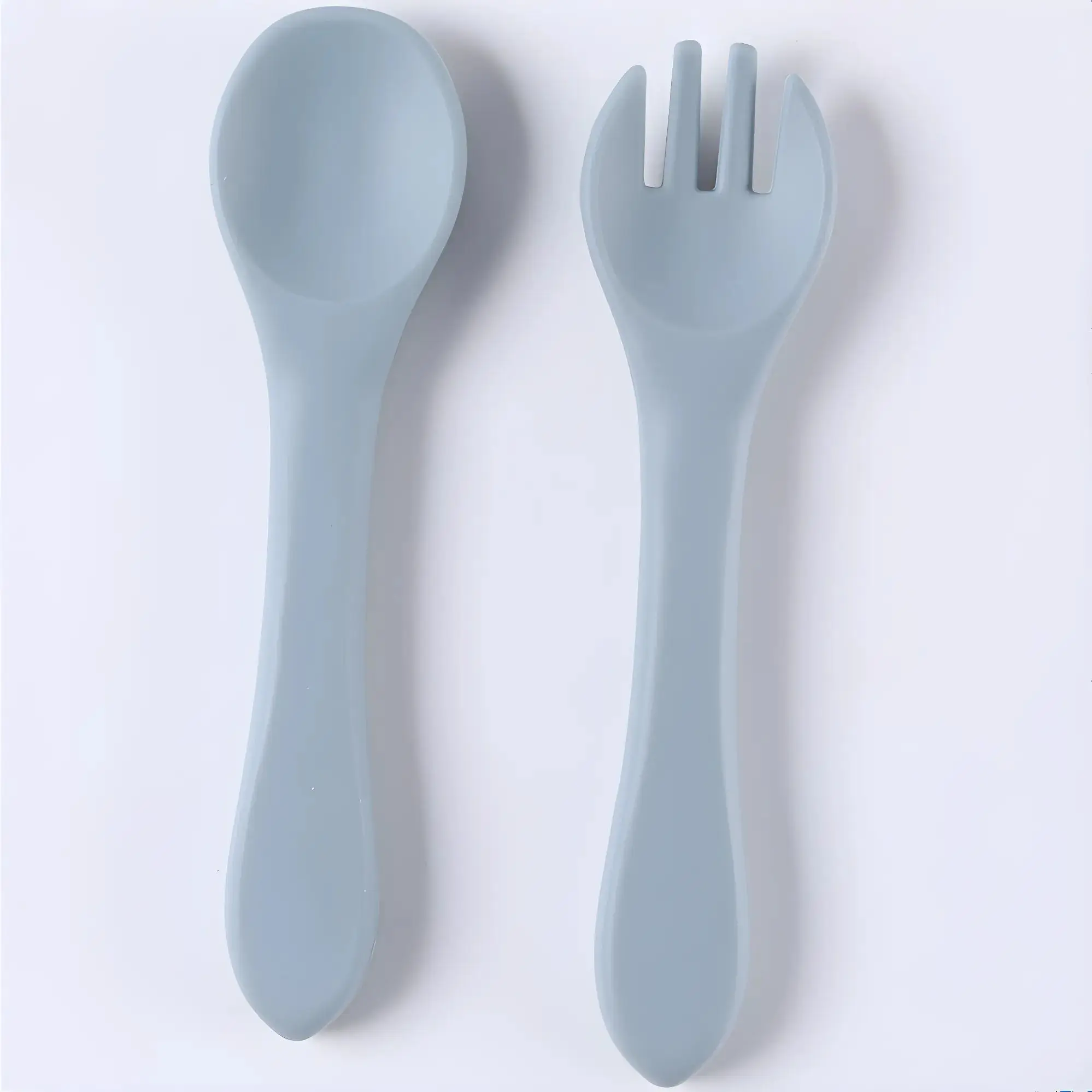 Colher de Silicone para Bebês e Crianças, Adequada para Crianças de 0 a 12 Anos. MDUG (hailan)