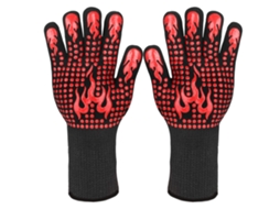 Luvas De Forno Resistentes Ao Calor Até 932°f, Luvas De Churrasco Corta Resistentes, Luvas De Silicone Antiderrapantes, Seguras Para Cozinha Rnemitery