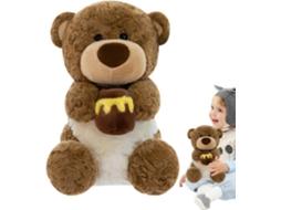 Urso De Pelúcia Criativo Segurando Pote