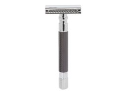 2026 afeitadora Manual para Homens Estilo Clássico Textura Diamante Liga Navaja de Segurança de Double Edge Preta