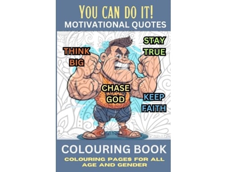 Livro YOU CAN DO IT! Colouring Book for all Age, Colouring Pages. de John Wave (Inglês)
