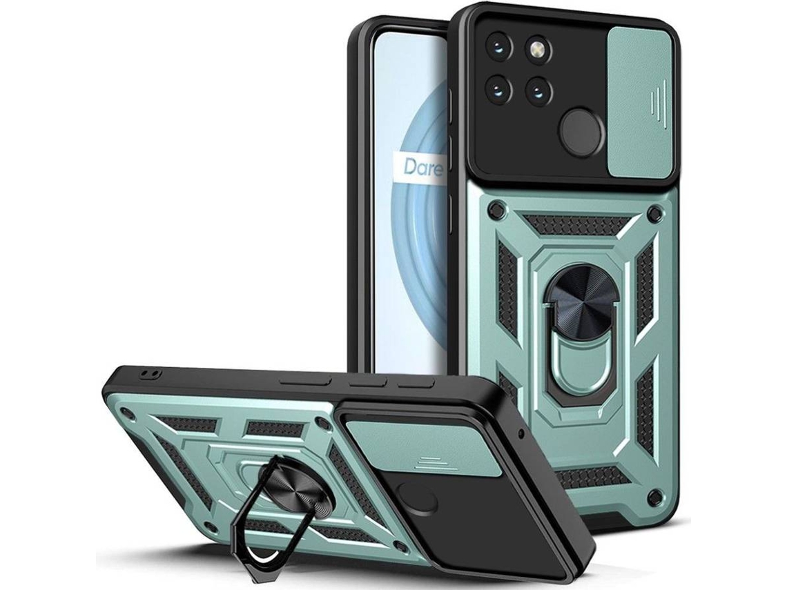 Capa Realme C21Y HFS HOUSE Anti-Choque (Verde)