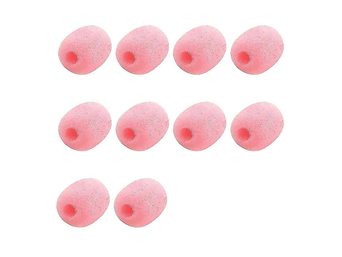 Protetor Contra Vento Para Microfone De Impacto, Pacote Com 10 Unidades, Capa Espuma Esponja Microfone, Tamanho Mini, Lapela Aquaforge