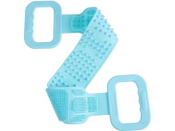 Escova De Banho Longa Silicone Com Dupla Face Para Massagem E Esfoliação Corporal, Limpeza Profunda Das Costas