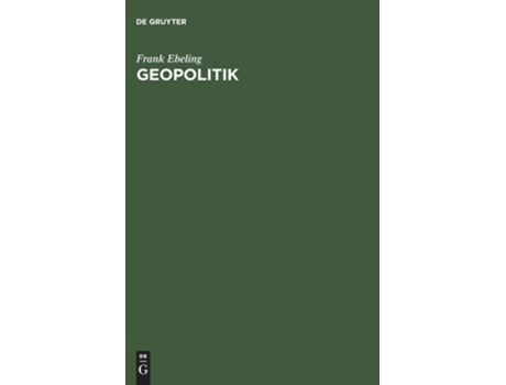 Livro Geopolitik de Frank Ebeling ( Inglês )