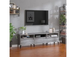Vidaxl Móvel De Tv 150x30x44,5 Cm Derivados De Madeira Cinzento Sonoma