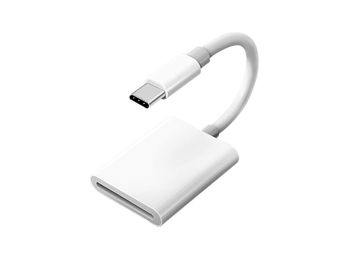 Adaptador Leitor de Cartão Sd para Câmera Usb c, Branco AQUAFORGE