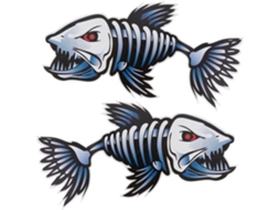 Adesivos Pet Com Padrão Espinha De Peixe, Fáceis De Aplica e Sem Deixar Resíduos. Pacote Com 2 Unidades.