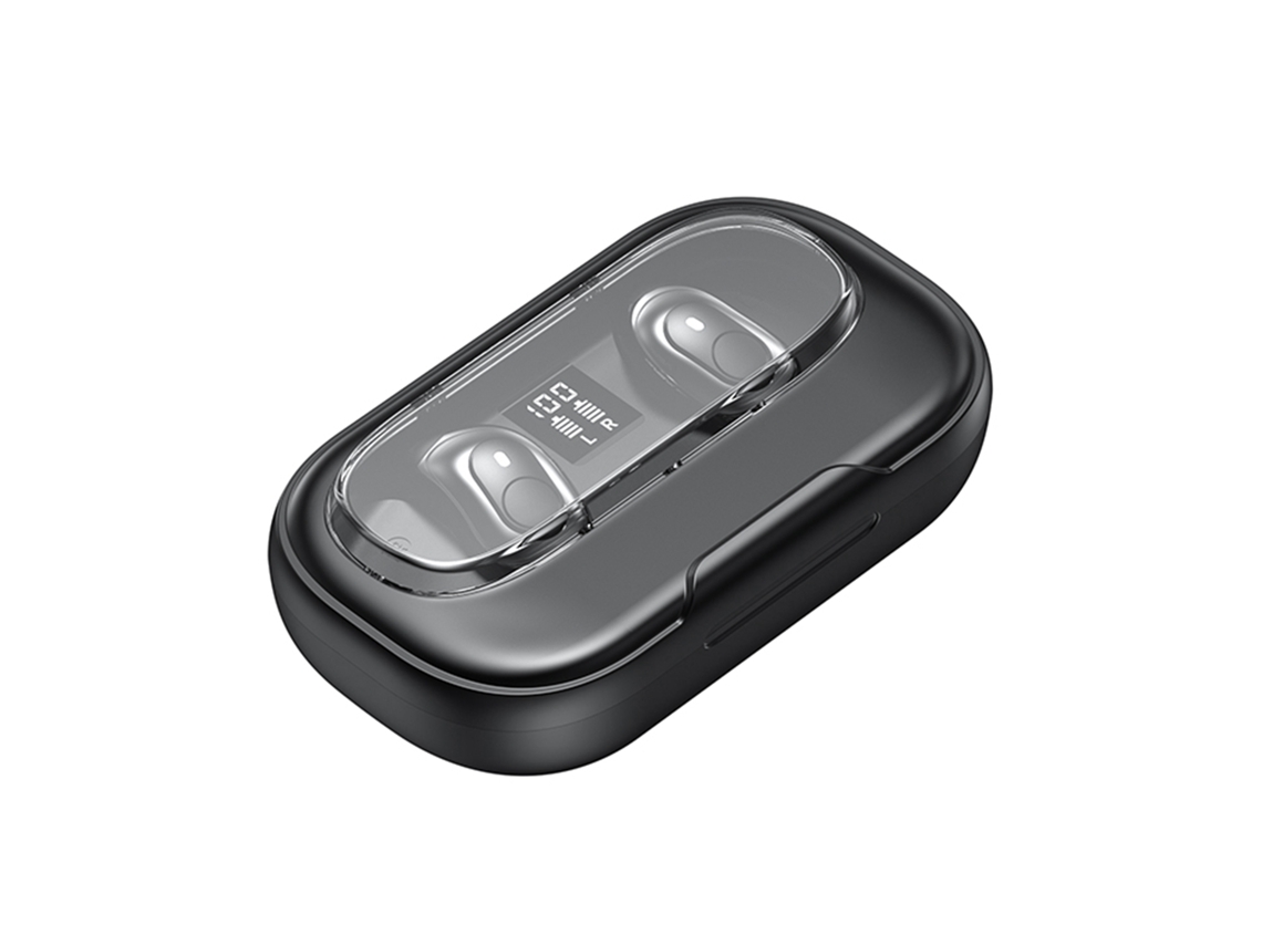 Mali fones de Ouvido Sem Fio Bt5.4 Earhook Resistente À Água para Esportes Latência Baixa com Estojo de Carregamento e Display de Bateria