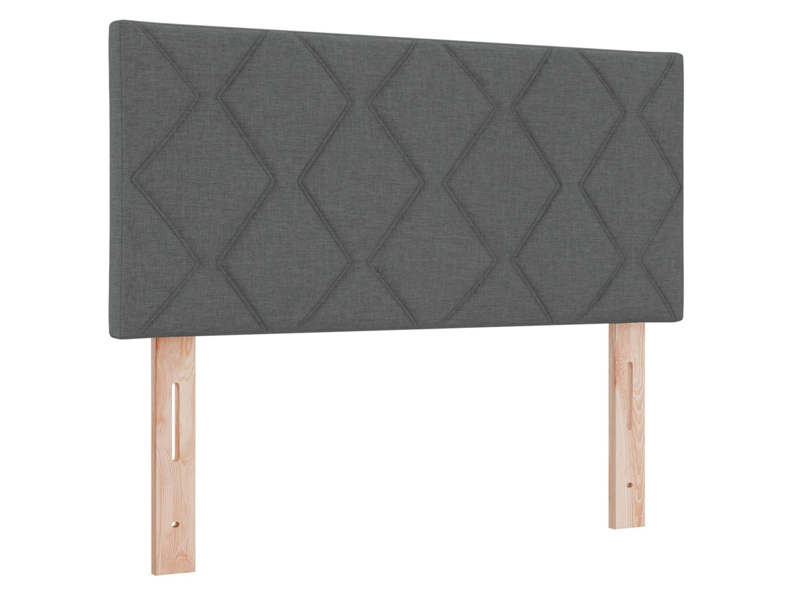Cabeceira | Painel De Cama Cinzeto 100 Cm Tecido