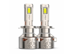 Lâmpada Led H11 Para Farol Automóvel 240 W, 24 Chips, Tubos Duplos De Cobre, Prateada Redsea